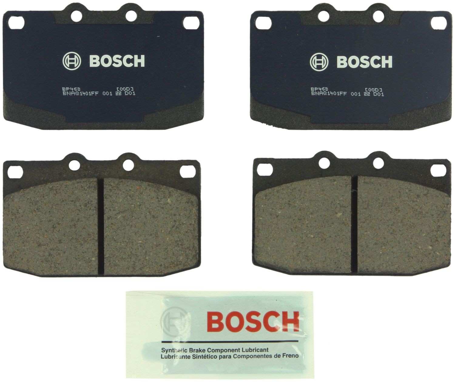 Bosch Disc Brake Pad Set  top view frsport BP463