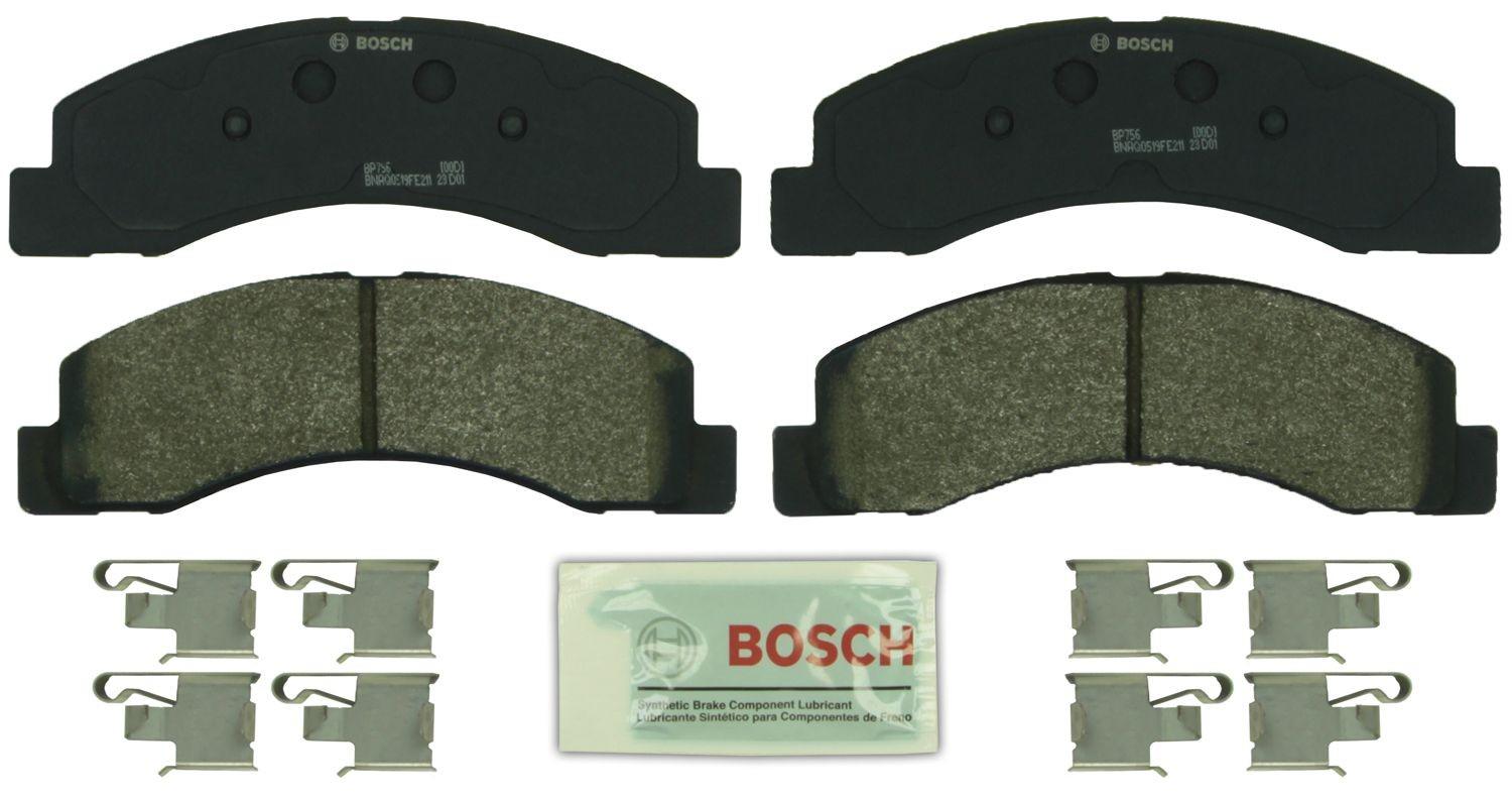 Bosch Disc Brake Pad Set  top view frsport BP756