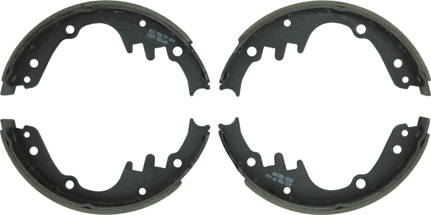 Bosch Drum Brake Shoe  top view frsport BS189