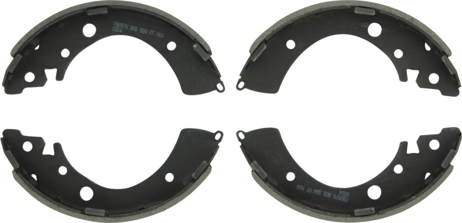 Bosch Drum Brake Shoe  top view frsport BS576