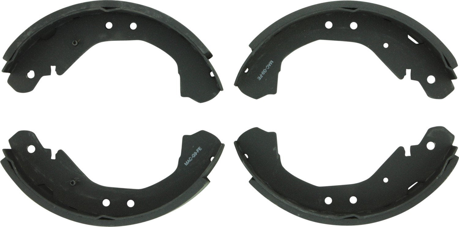 Bosch Drum Brake Shoe  top view frsport BS593