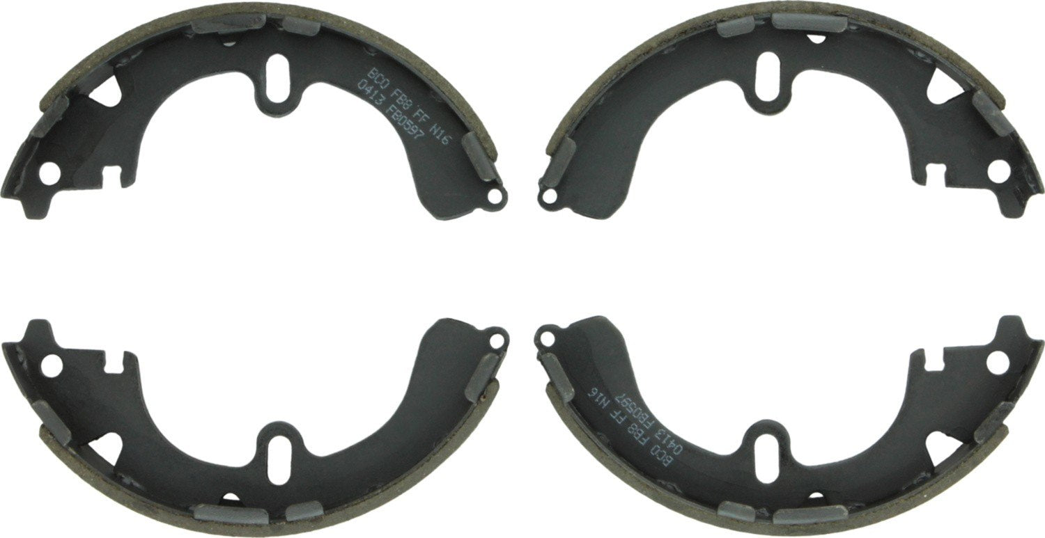 Bosch Drum Brake Shoe  top view frsport BS597