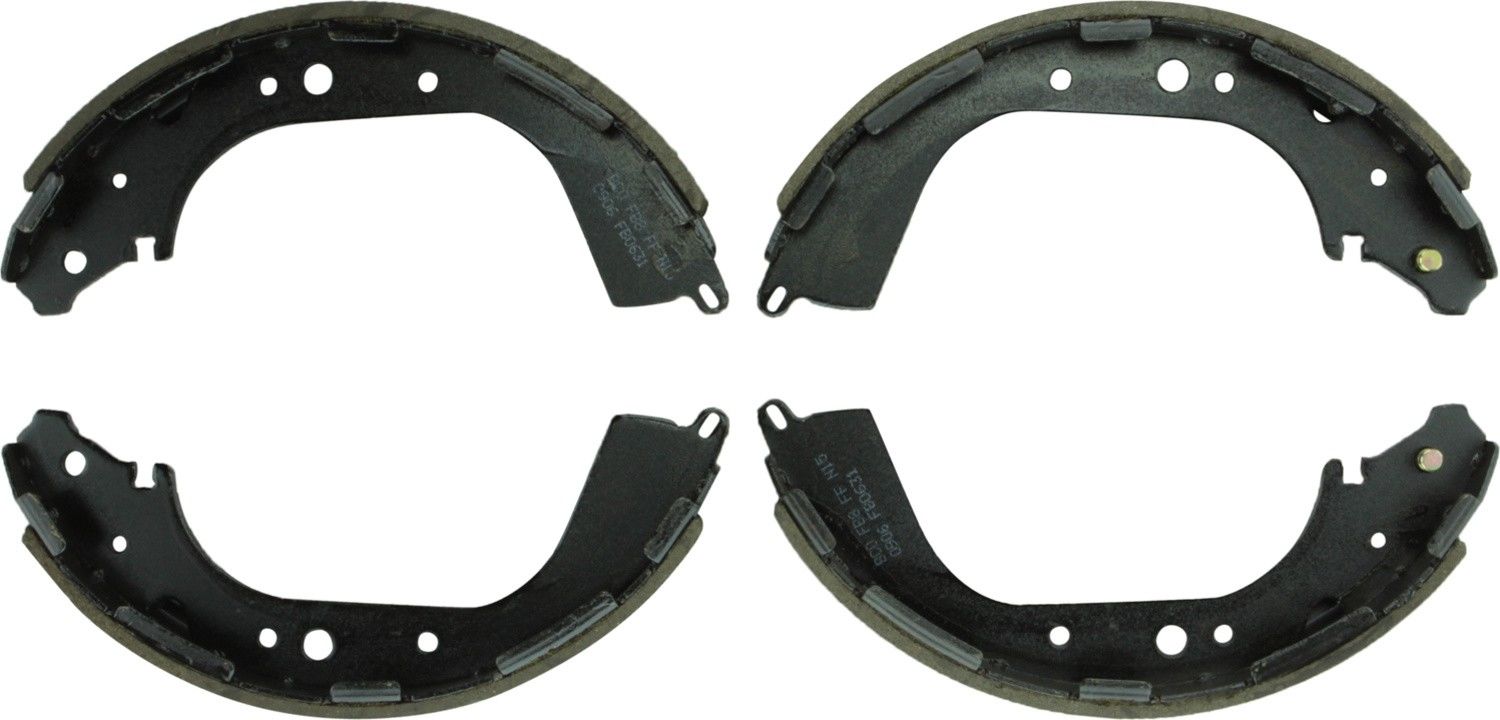 Bosch Drum Brake Shoe  top view frsport BS631