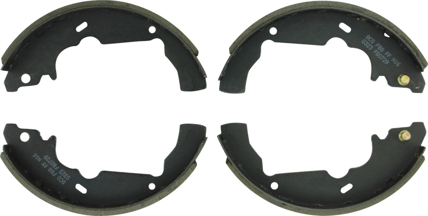 Bosch Drum Brake Shoe  top view frsport BS729