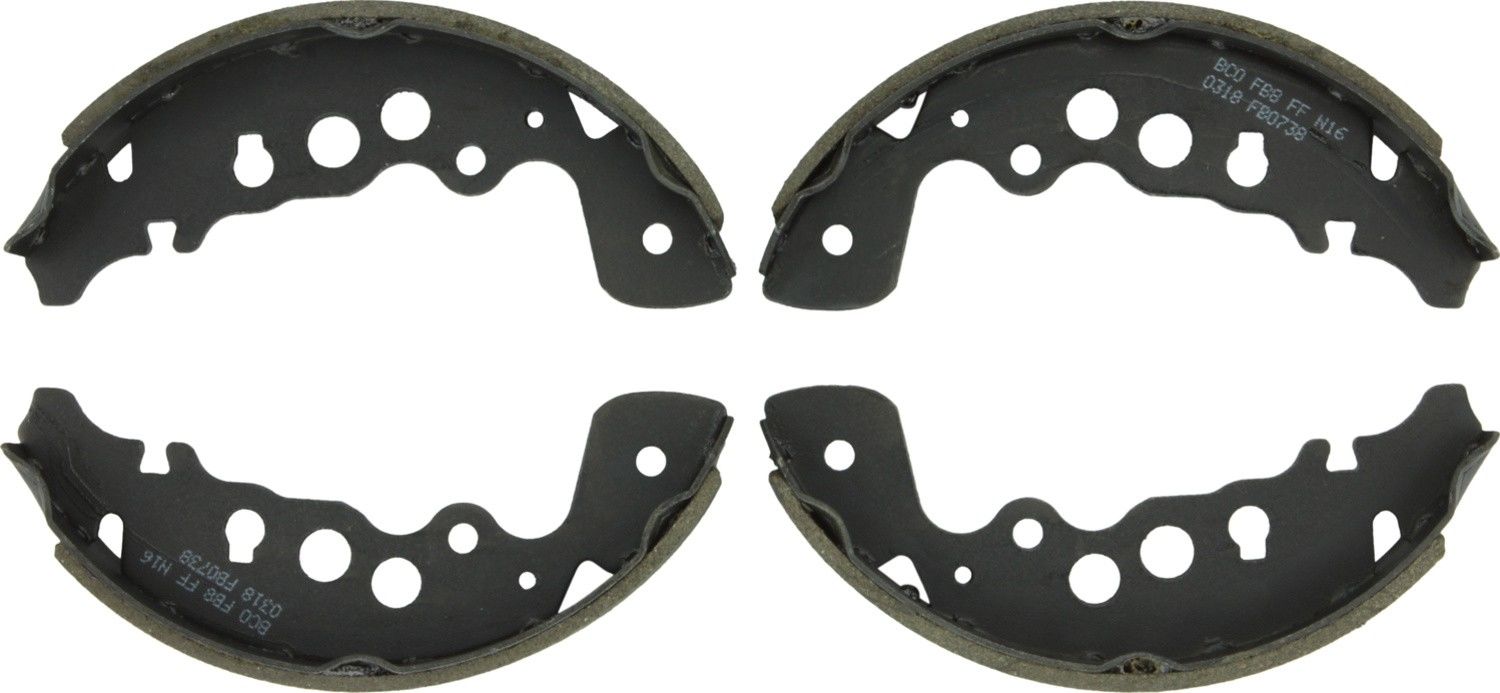 Bosch Drum Brake Shoe  top view frsport BS738