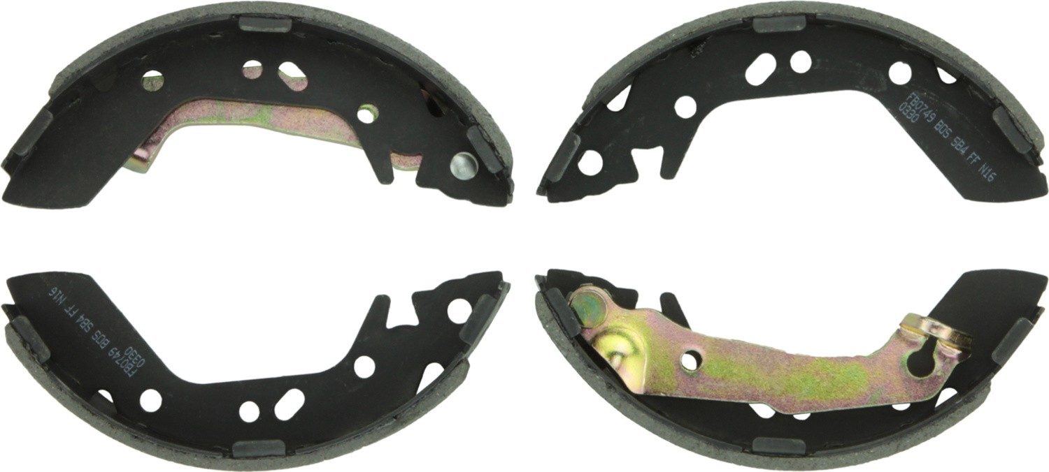 Bosch Drum Brake Shoe  top view frsport BS749