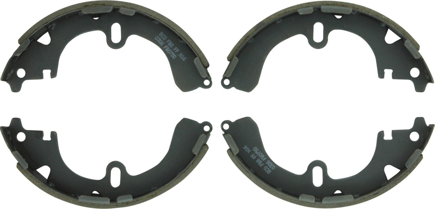 Bosch Drum Brake Shoe  top view frsport BS750