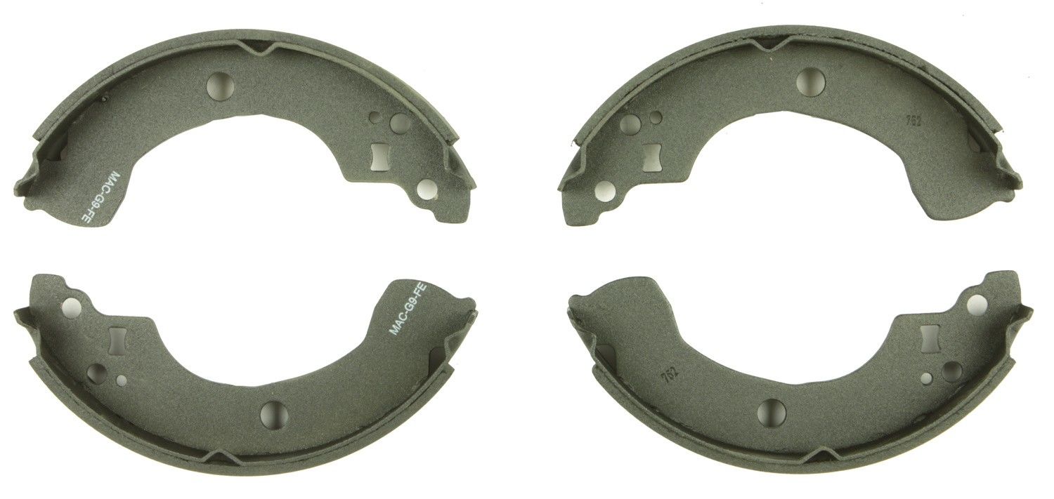 Bosch Drum Brake Shoe  top view frsport BS762