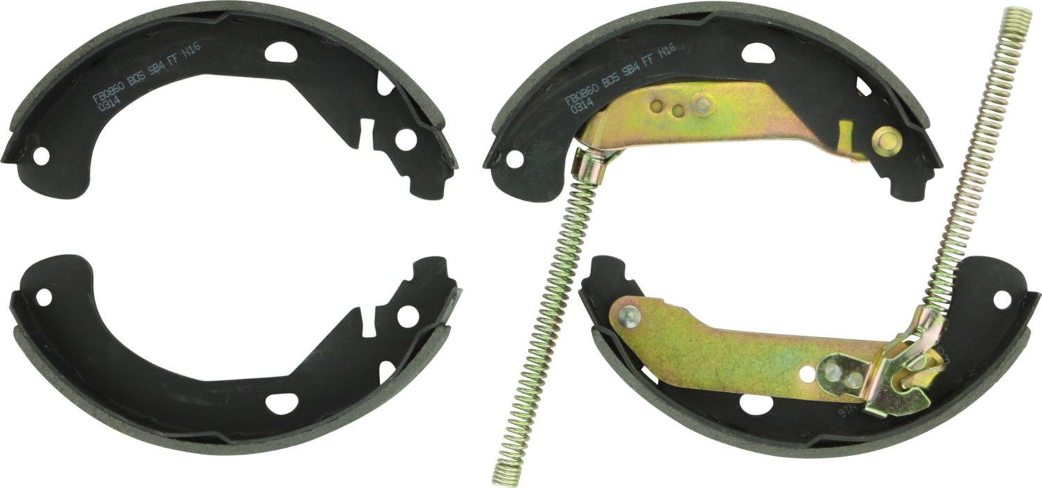 Bosch Drum Brake Shoe  top view frsport BS860