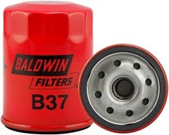 Baldwin Engine Oil Filter  top view frsport B37