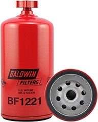 Baldwin Fuel Water Separator Filter  top view frsport BF1221