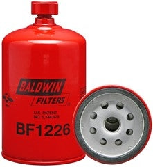 Baldwin Fuel Water Separator Filter  top view frsport BF1226