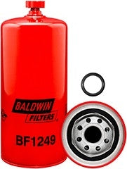 Baldwin Fuel Water Separator Filter  top view frsport BF1249