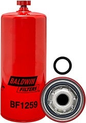 Baldwin Fuel Water Separator Filter  top view frsport BF1259