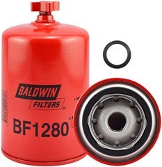 Baldwin Fuel Water Separator Filter  top view frsport BF1280