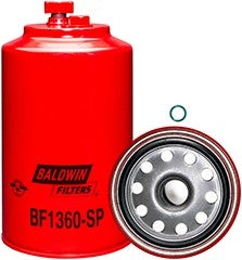 Baldwin Fuel Water Separator Filter  top view frsport BF1360-SP