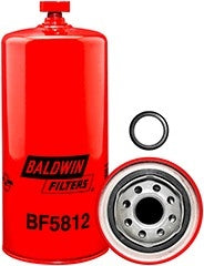 Baldwin Fuel Water Separator Filter  top view frsport BF5812