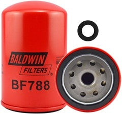 Baldwin Fuel Filter  top view frsport BF788