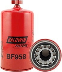 Baldwin Fuel Filter  top view frsport BF958