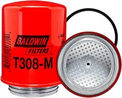 Baldwin Engine Oil Filter  top view frsport T308-M