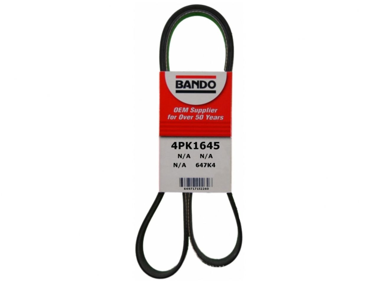 Bando Other Serpentine Belts 4PK1645 Item Image