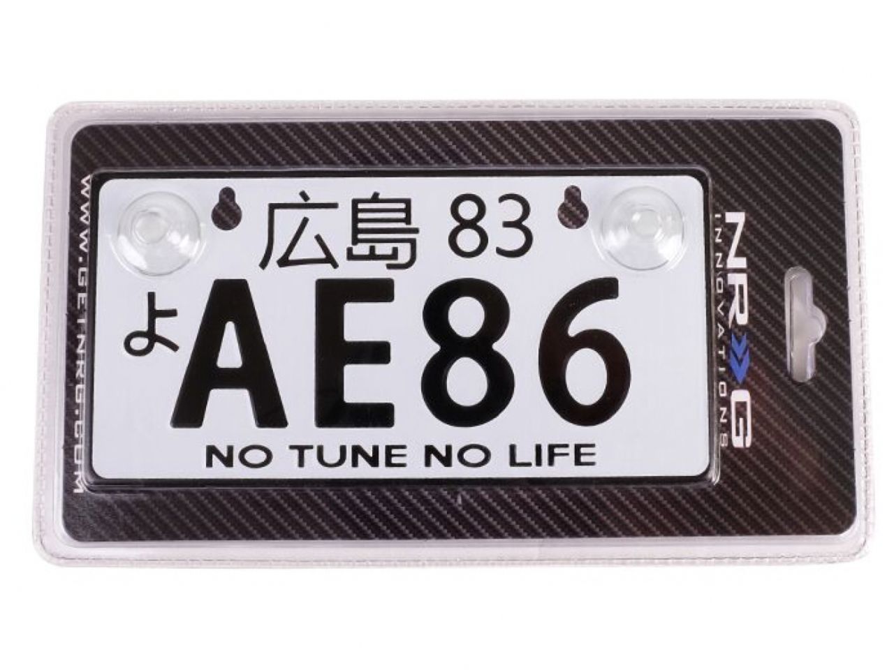 NRG License Plate Frames MP-001-AE86 Item Image