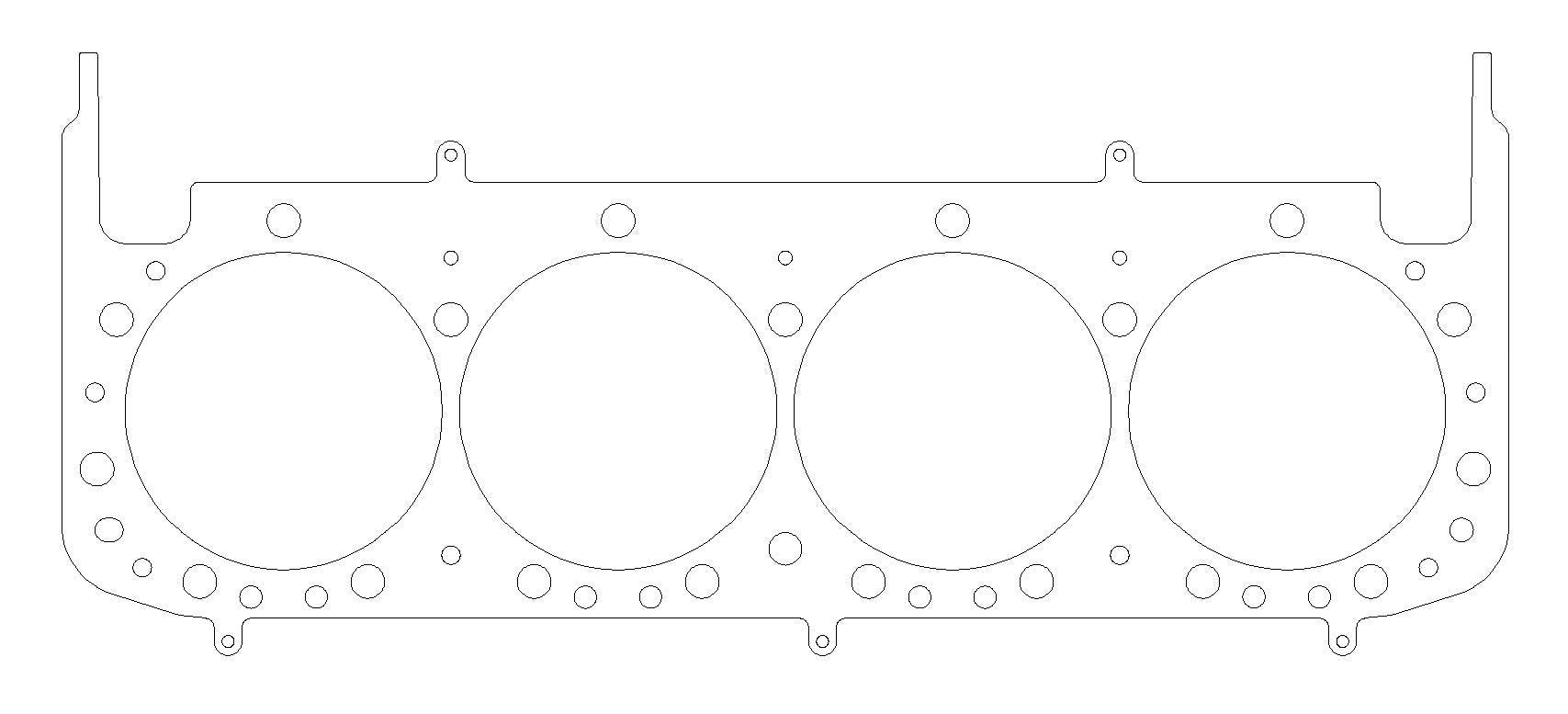 Cometic Gasket 4.270 MLS Head Gasket SBC w/4.5in Bore Centers CAGC5215-040