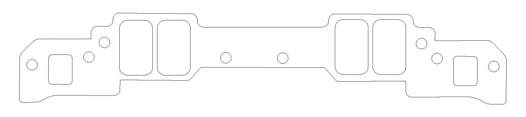 Cometic Gasket Intake Gasket Set SBC w/18 Degree Heads CAGC5541-060