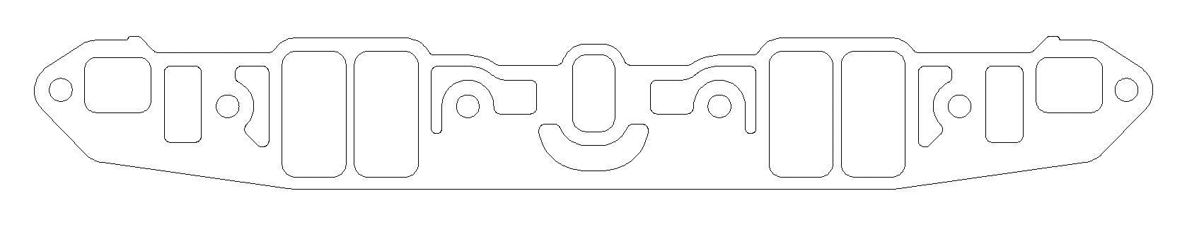 Cometic Gasket Intake Manifold Gasket Set SBM 318/340/360 CAGC5624-060