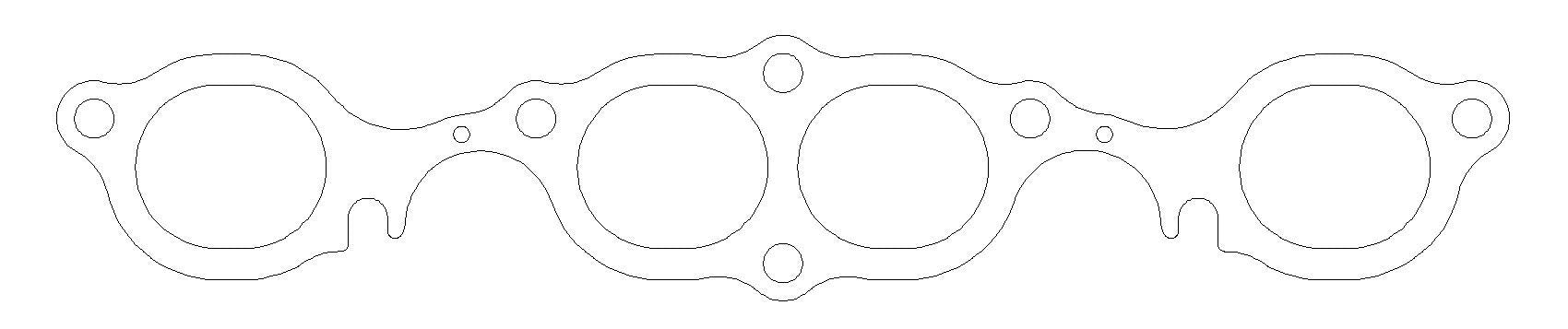 Cometic Gasket MLS Exhaust Gaskets .030 SBC w/SB2 Heads CAGC5836-030