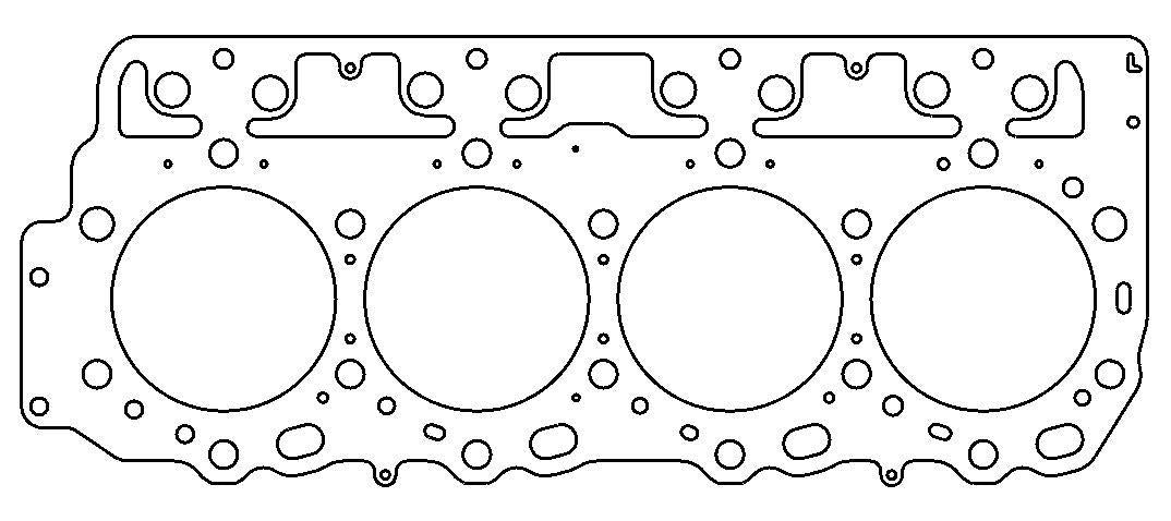 Cometic Gasket 4.100 MLS Head Gasket LH - GM 6.5L Diesel CAGC5884-045