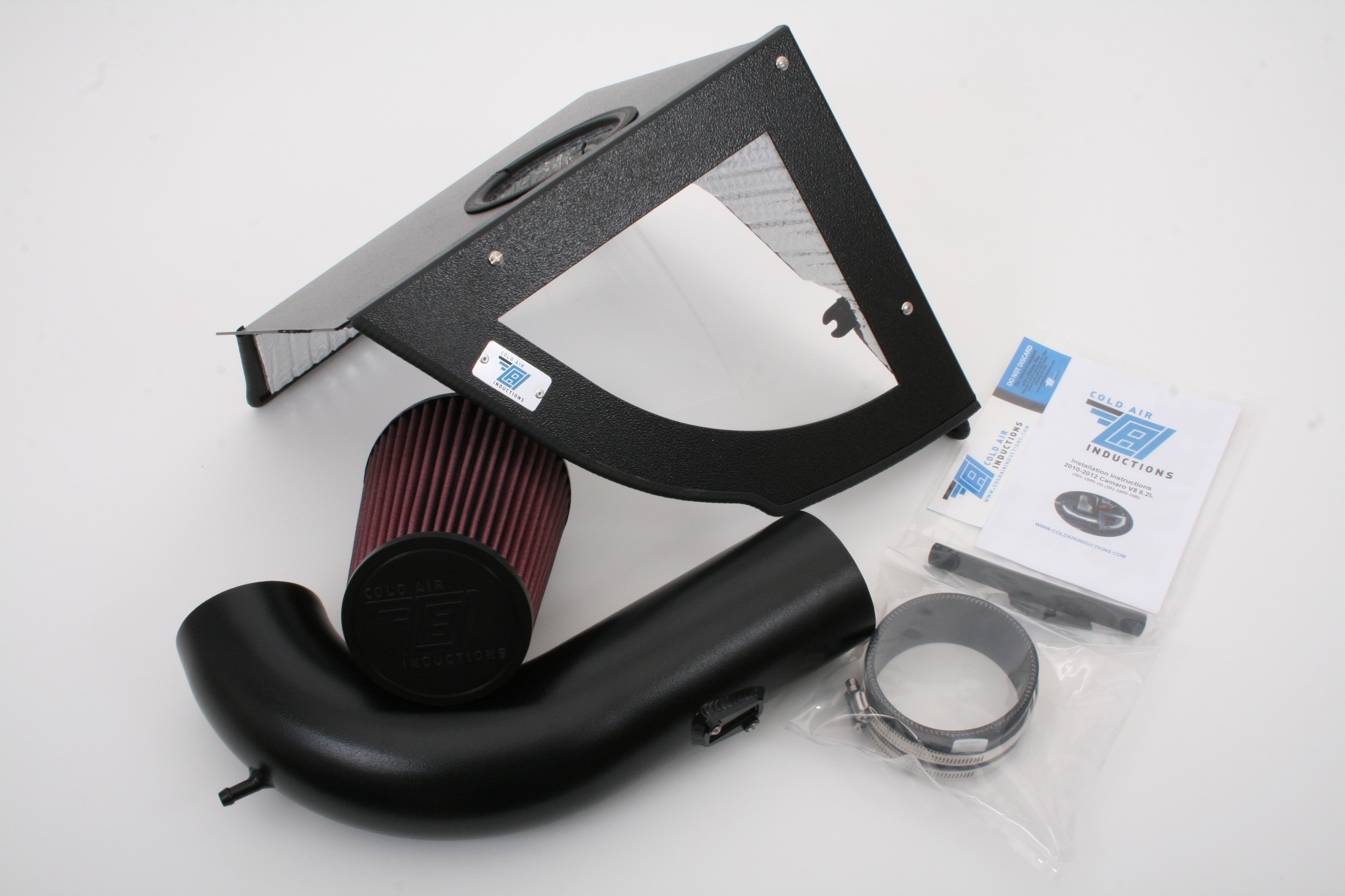 Cold Air Inductions Cold Air Intake 10-15 Camaro 6.2L Black CAI501-1099-10-B