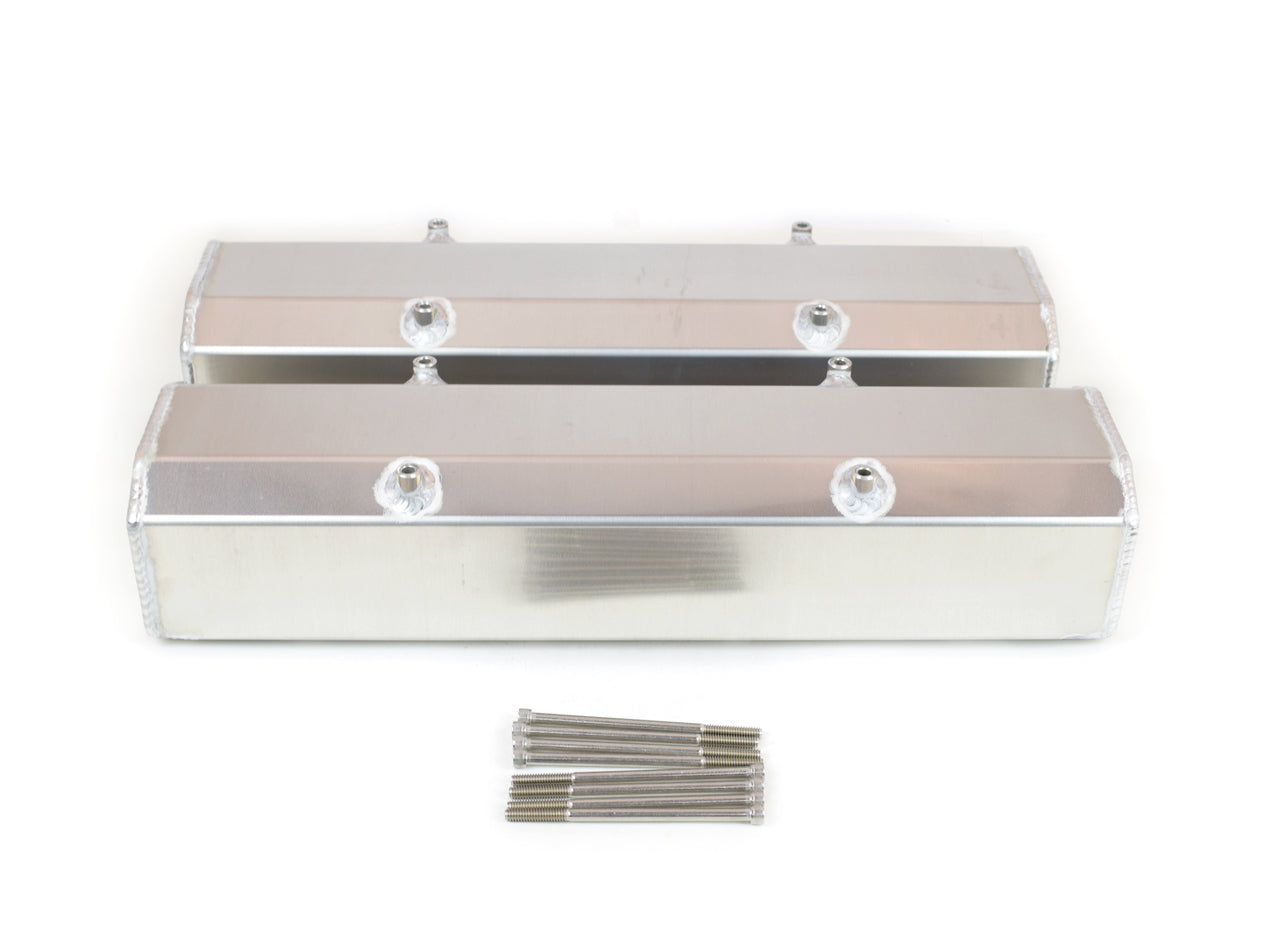 Canton Racing SBC Fabricated Aluminum Valve Covers CAN65-200