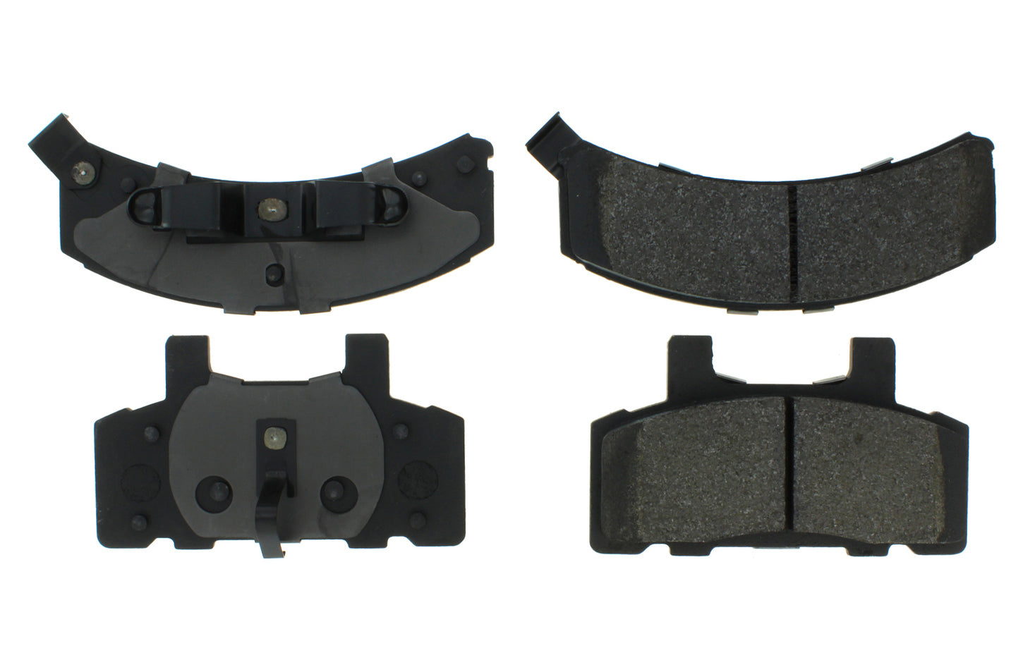 Centric Posi-Quiet Semi-Metallic Brake Pads with Hardwar CBP104.03680