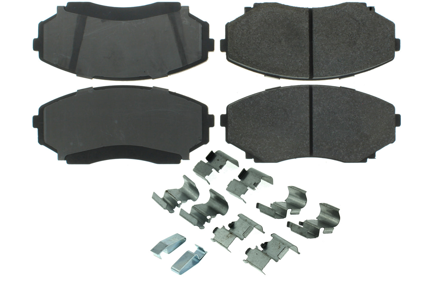 Centric Posi-Quiet Semi-Metallic Brake Pads with Hardwar CBP104.05510