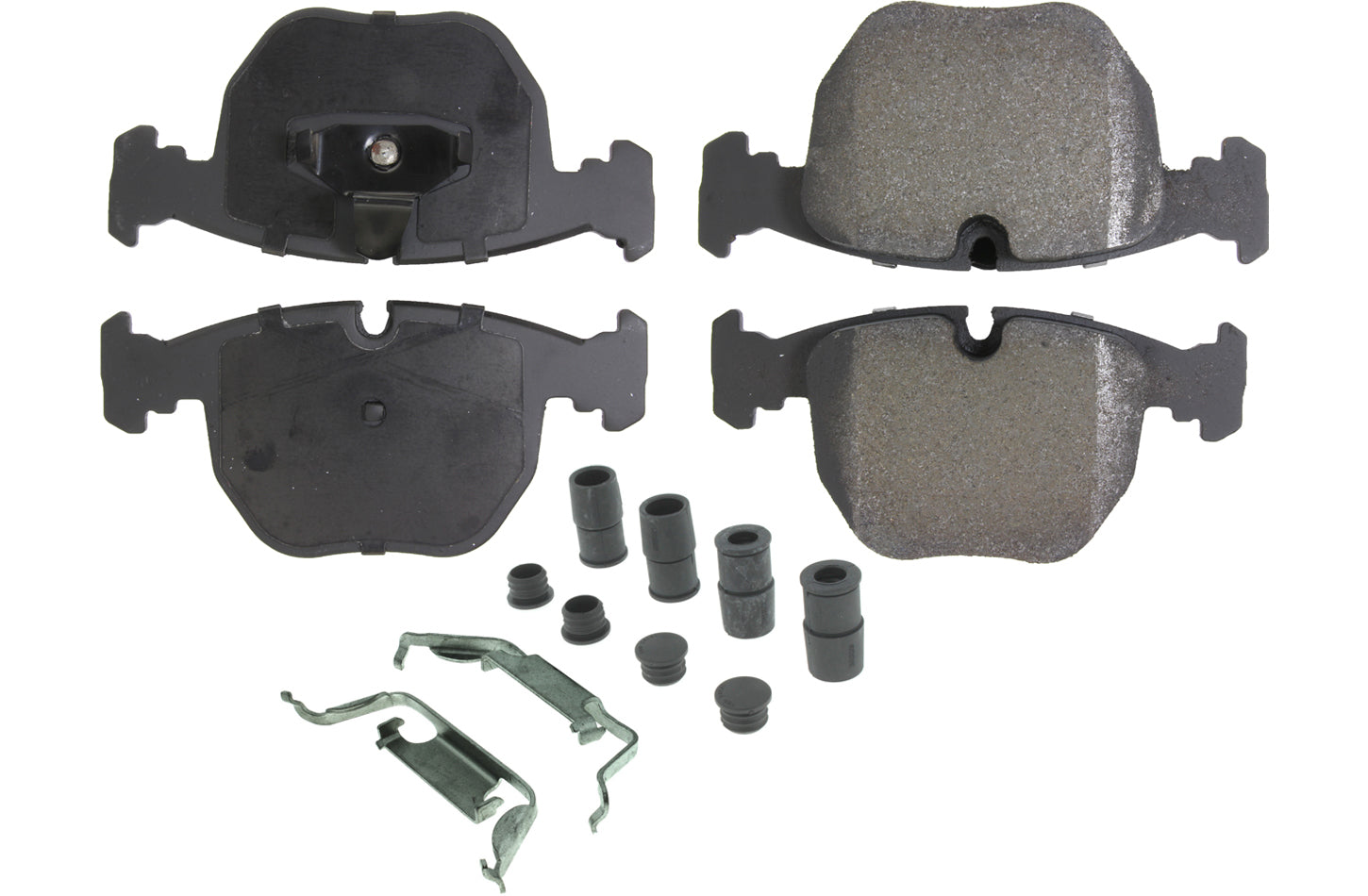 Centric Posi-Quiet Semi-Metallic Brake Pads with Hardwar CBP104.06810