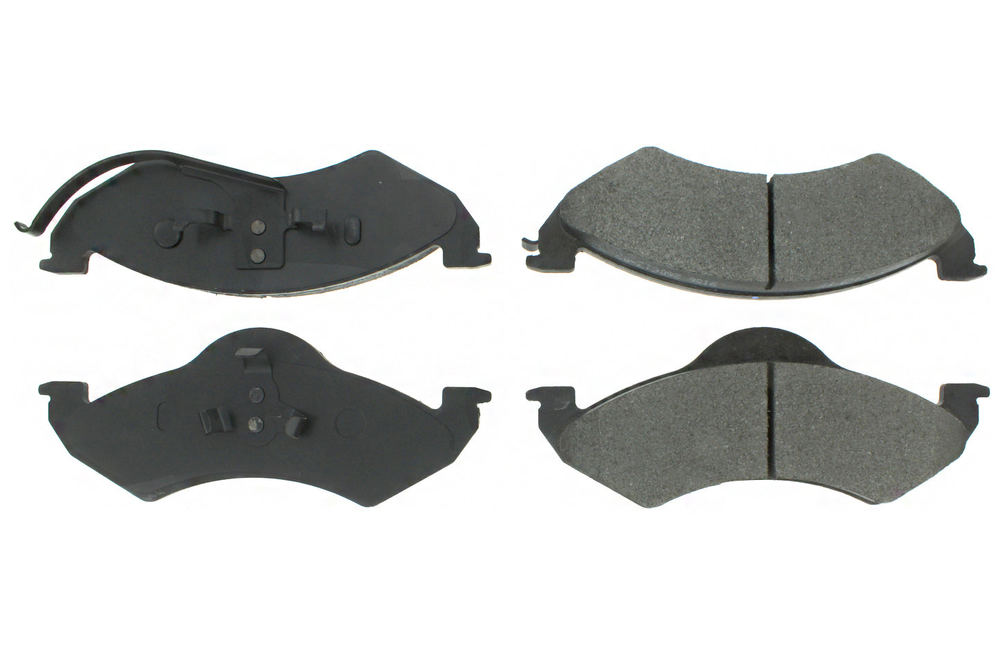 Centric Posi-Quiet Semi-Metallic Brake Pads with Hardwar CBP104.07460