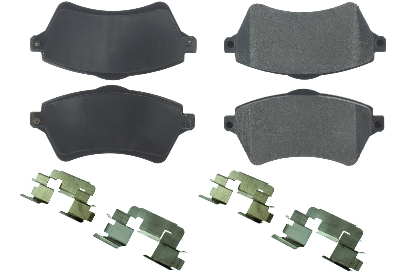 Centric Posi-Quiet Semi-Metallic Brake Pads with Hardwar CBP104.09260