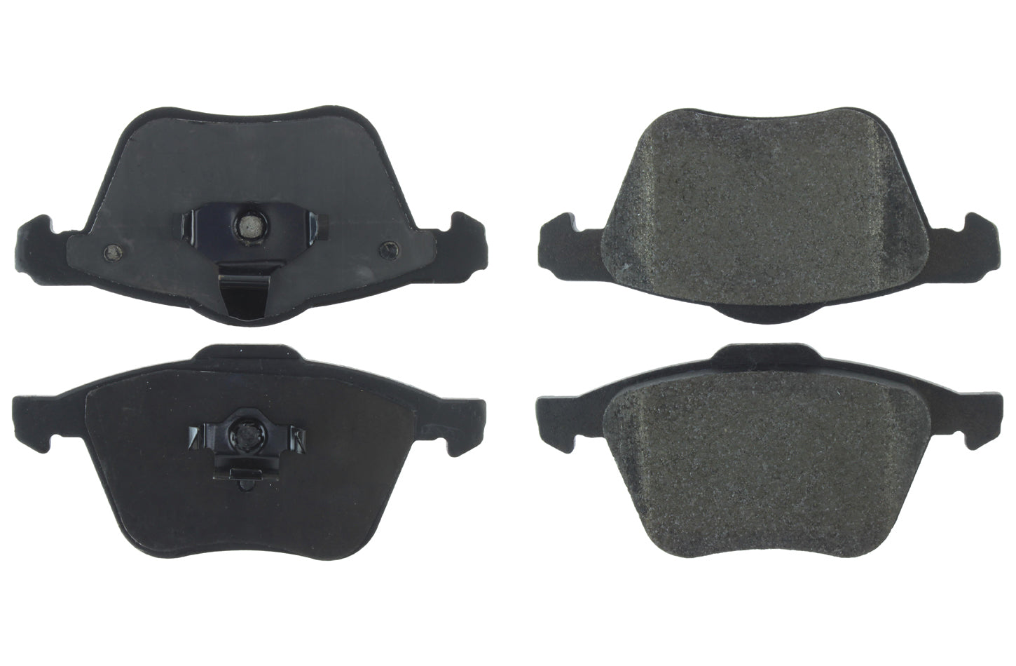 Centric Posi-Quiet Semi-Metallic Brake Pads with Hardwar CBP104.09790