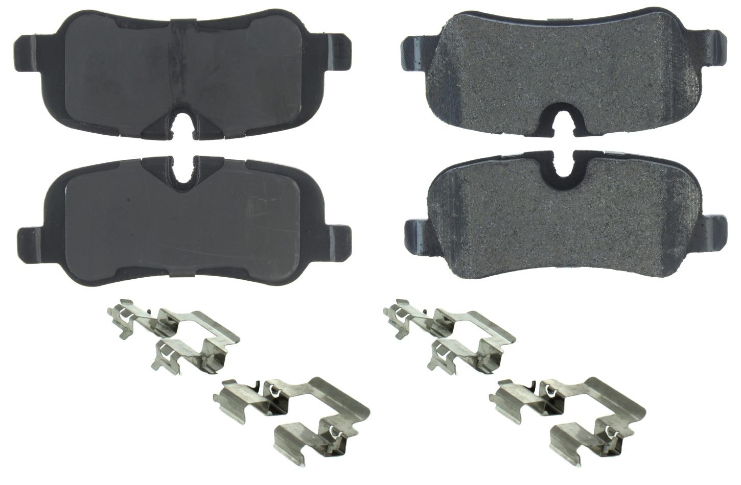 Centric Posi-Quiet Semi-Metallic Brake Pads with Hardwar CBP104.10990