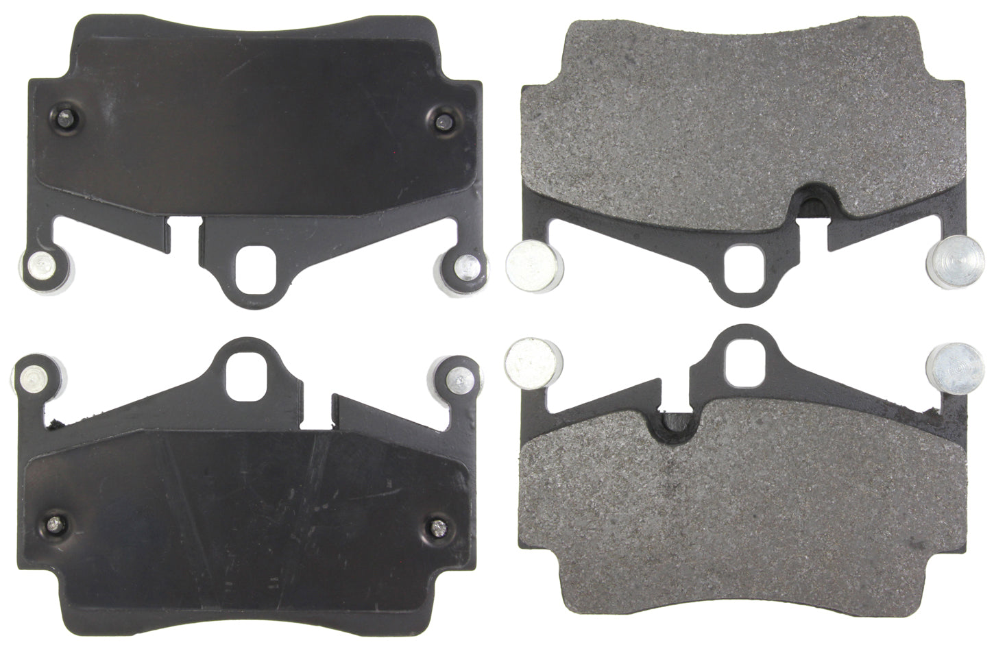 Centric Posi-Quiet Semi-Metallic Brake Pads with Hardwar CBP104.11340