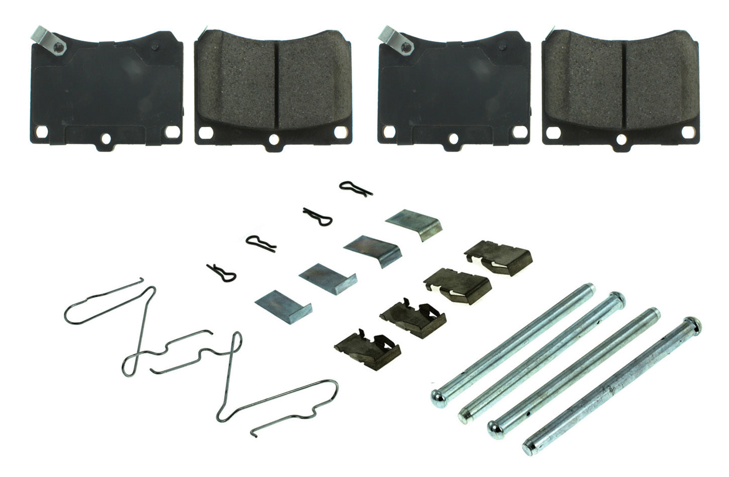 Centric Posi-Quiet Ceramic Brake Pads with Shims and Har CBP105.04730