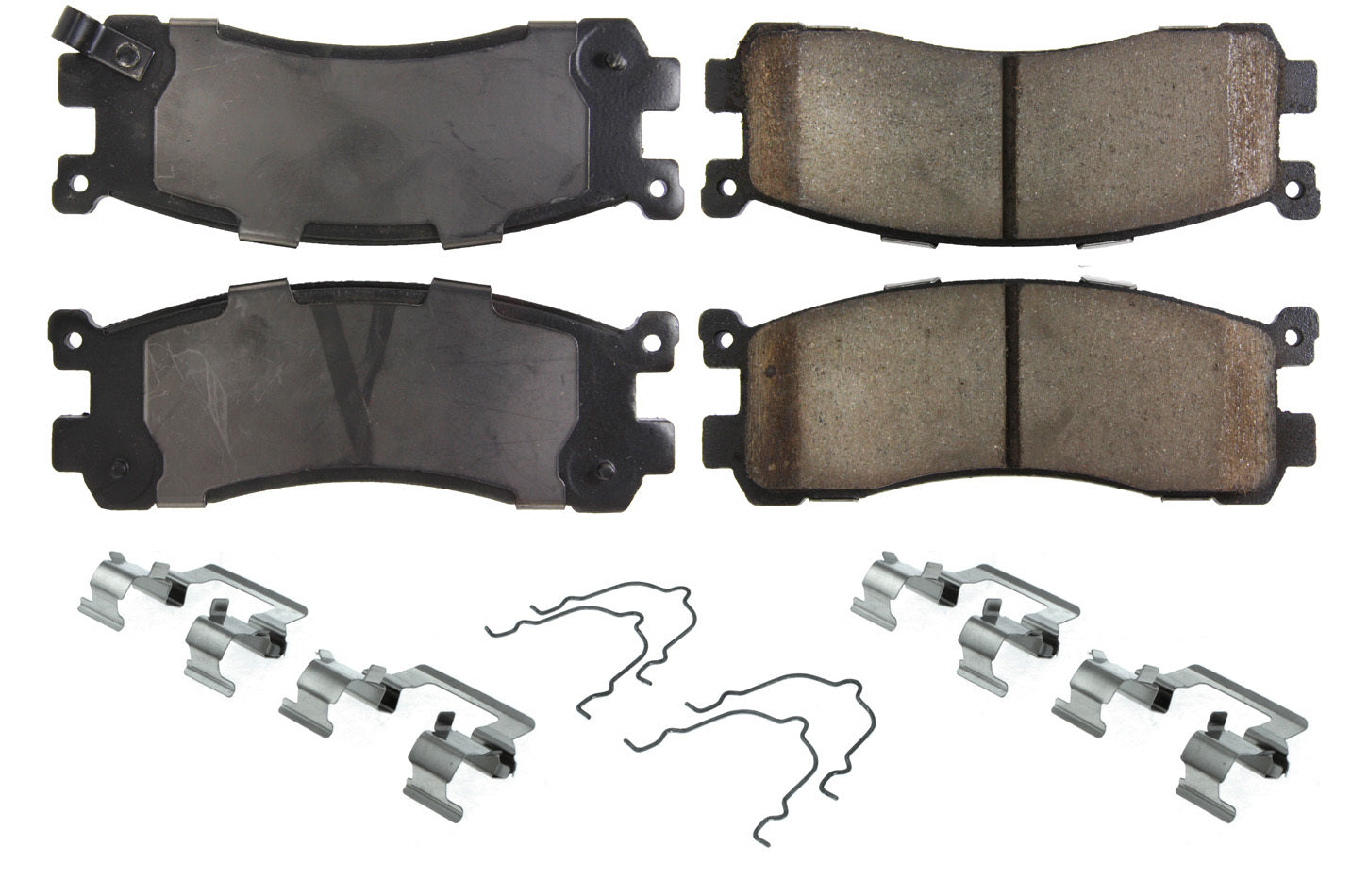 Centric Posi-Quiet Ceramic Brake Pads with Shims and Har CBP105.05530