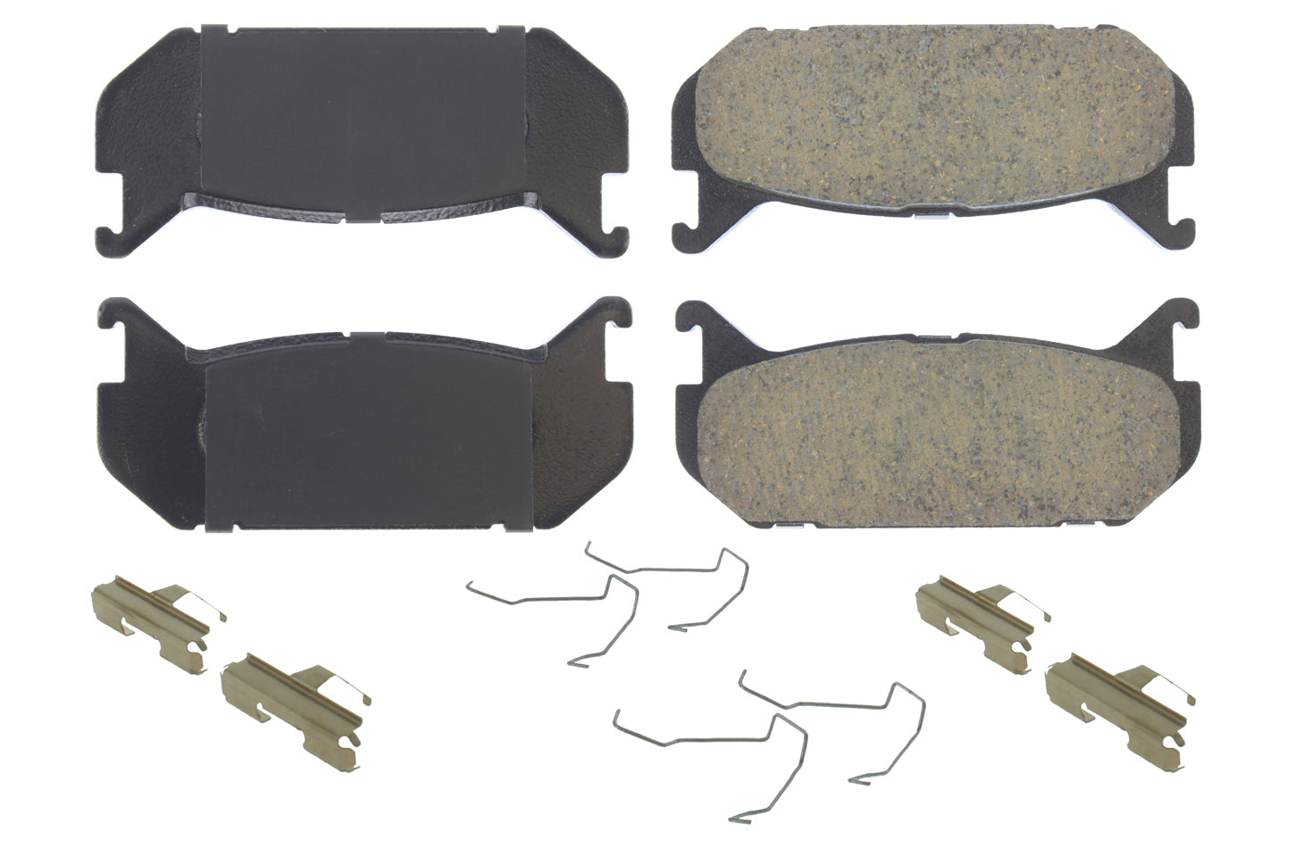 Centric Posi-Quiet Ceramic Brake Pads with Shims and Har CBP105.05840