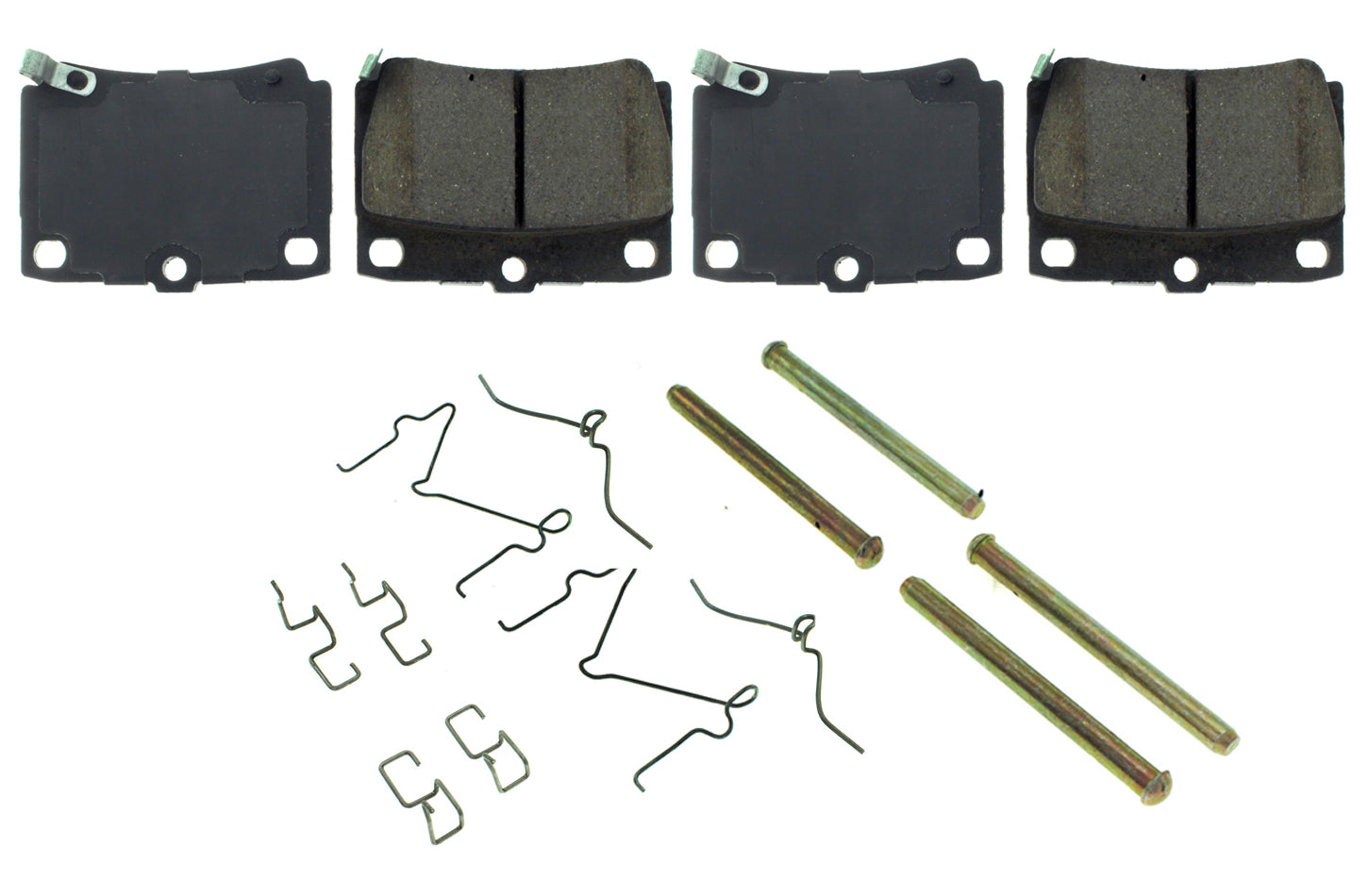 Centric Posi-Quiet Ceramic Brake Pads with Shims and Har CBP105.07330