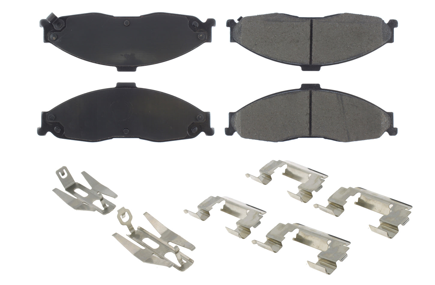 Centric Posi-Quiet Ceramic Brake Pads with Shims and Har CBP105.07490