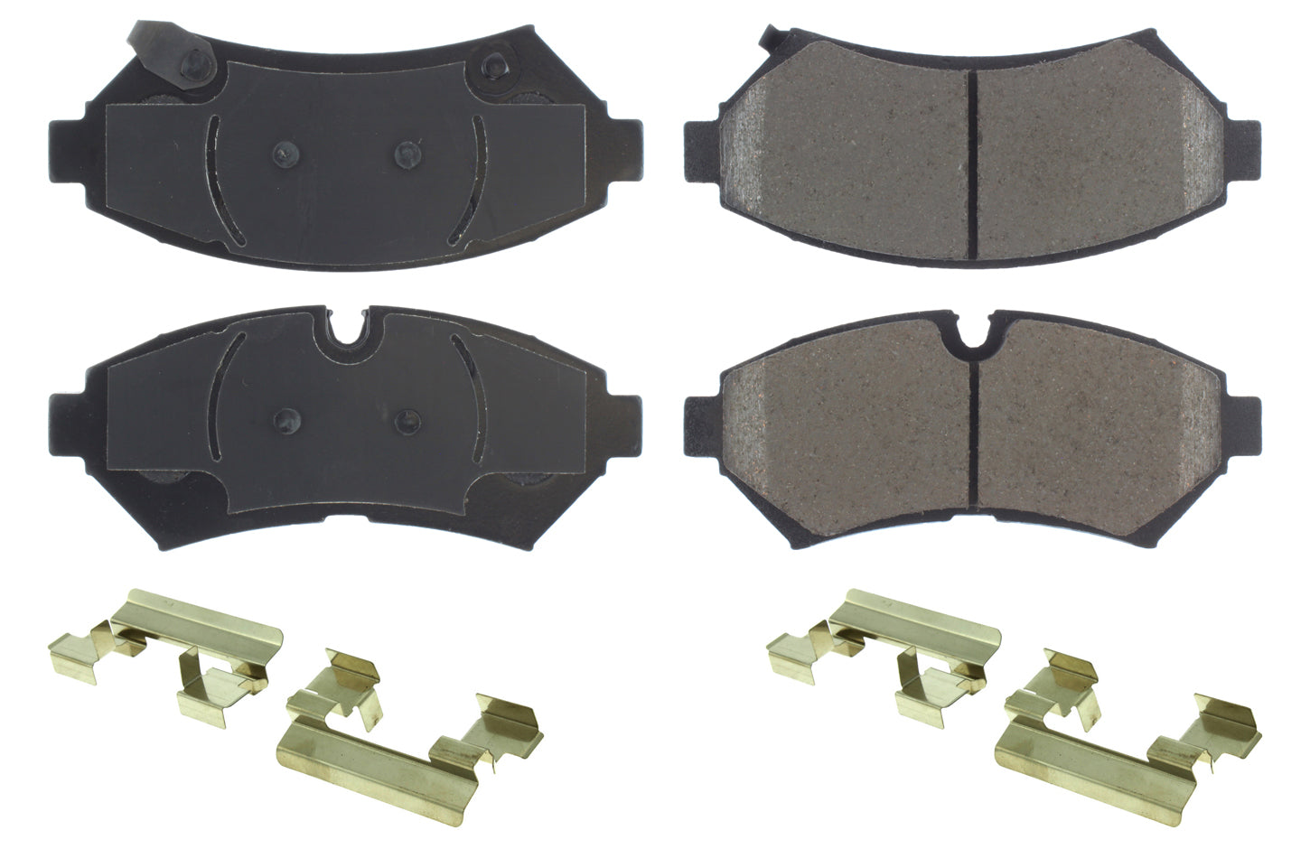 Centric Posi-Quiet Ceramic Brake Pads with Shims and Har CBP105.07530