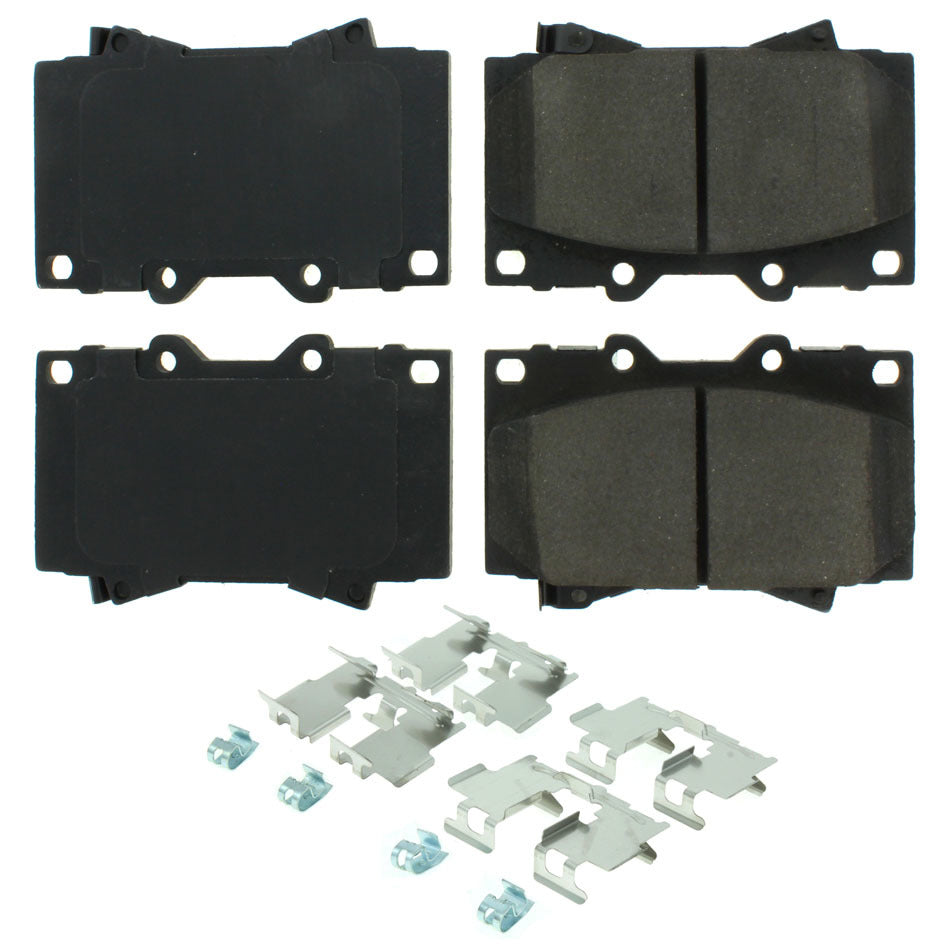 Centric Posi-Quiet Ceramic Brake Pads with Shims and Har CBP105.07720