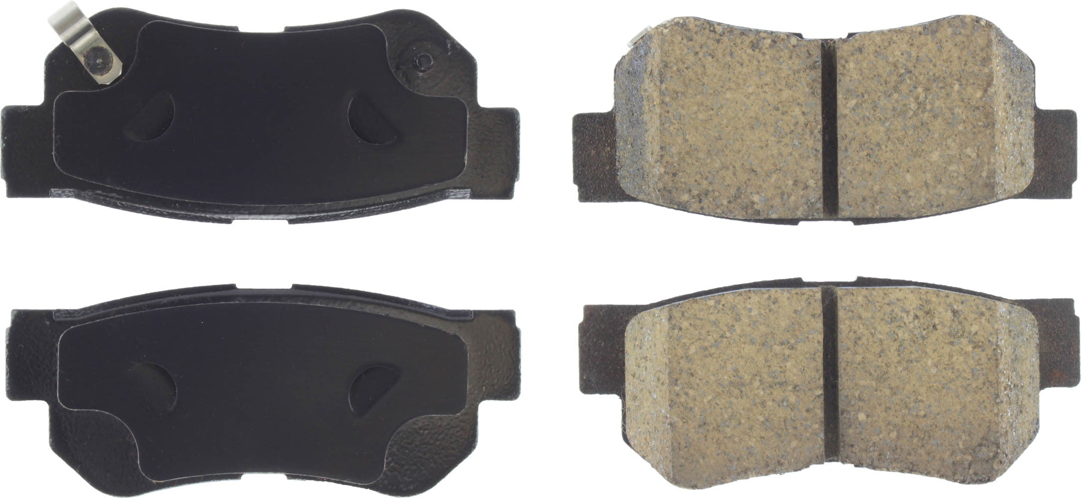 Centric Posi-Quiet Ceramic Brake Pads with Shims and Har CBP105.08130