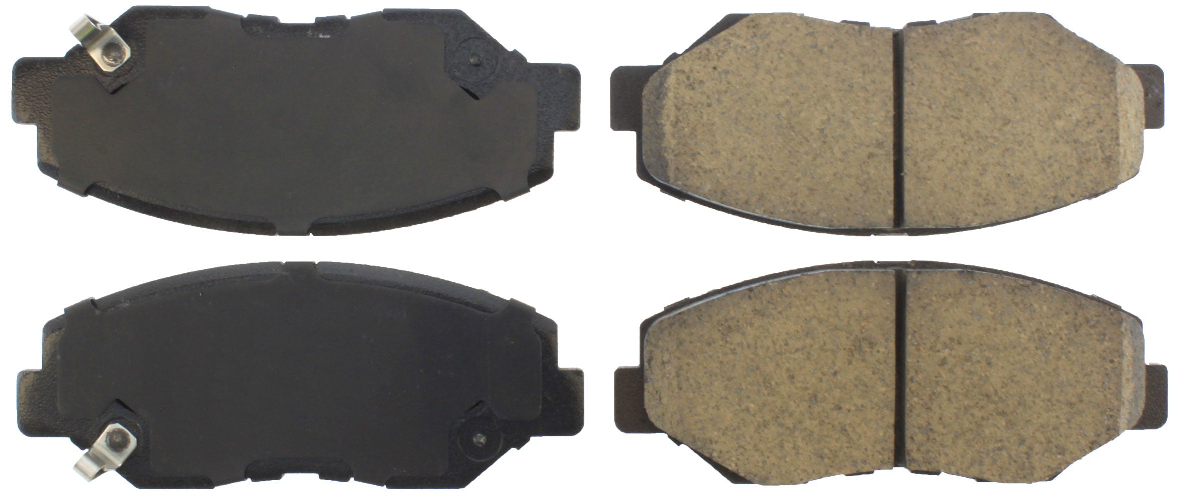 Centric Posi-Quiet Ceramic Brake Pads with Shims and Har CBP105.09140